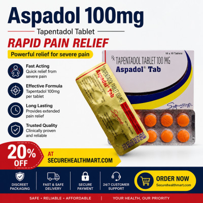 Aspadol 100mg For Treatment Of Severe Acute Pain - Buy Online USA Profile Picture